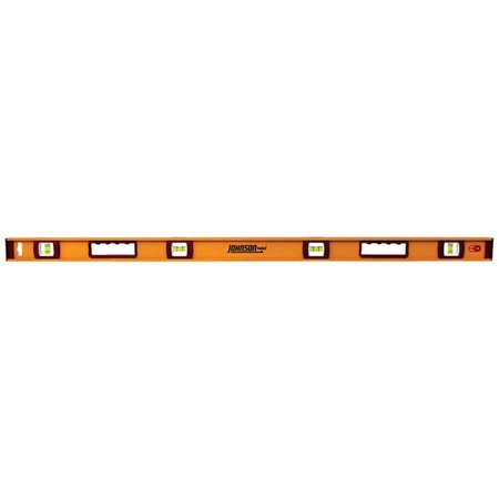 JOHNSON LEVEL & TOOL Johnson Level &amp; Tool Mfg 1234-4800 48 in. I-Beam Level Aluminum JO11782